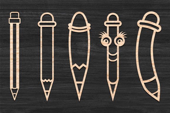 Creative Pencil Laser Cut Wall Sign SVG Designs