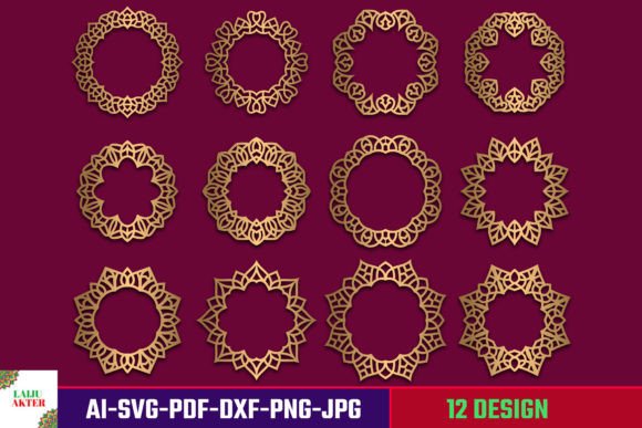 Design Elegance: The Mirror Frame Svg Bundle, Photo Frames 15