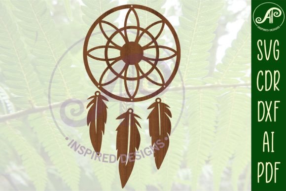 Dreamcatcher Laser Cut Design 14 SVG