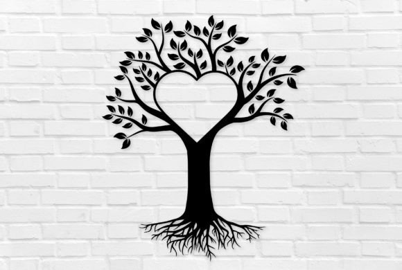 Love Tree Wall Decor Crafts Laser Cut Design Files