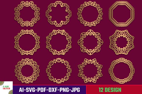 Mirror Frame Svg Bundle, Photo Frames 10: Crafting Elegance