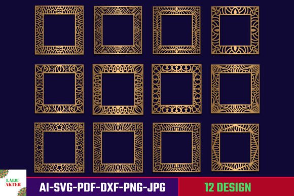 Mirror Frame Svg Bundle, Photo Frames 16